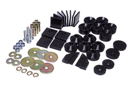 Energy Suspension 86-95 Suzuki Samurai Black Body Mount Set - GTR Auto