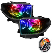 Load image into Gallery viewer, Oracle 14-17 Toyota Tundra SMD HL - Dual Halo Kit - ColorSHIFT SEE WARRANTY