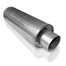 Load image into Gallery viewer, Stainless Works 2.25in VINTAGE ROUND MUFFLER