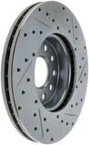 StopTech Select Sport 05-16 Volkswagen Jetta Slotted and Drilled Right Front Rotor