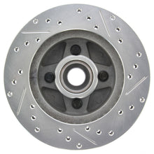 Load image into Gallery viewer, StopTech Select Sport 90-93 Ford Mustang 8 Cyl (Exc Cobra Rr Disc) Slotted/Drilled Right Front Rotor