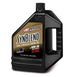 Maxima Syn Blend Ester 4T Semi-Synthetic 10W30 Engine Oil - 128oz