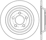 StopTech 15-17 Ford Mustang Sport Slotted Rear Left Rotor