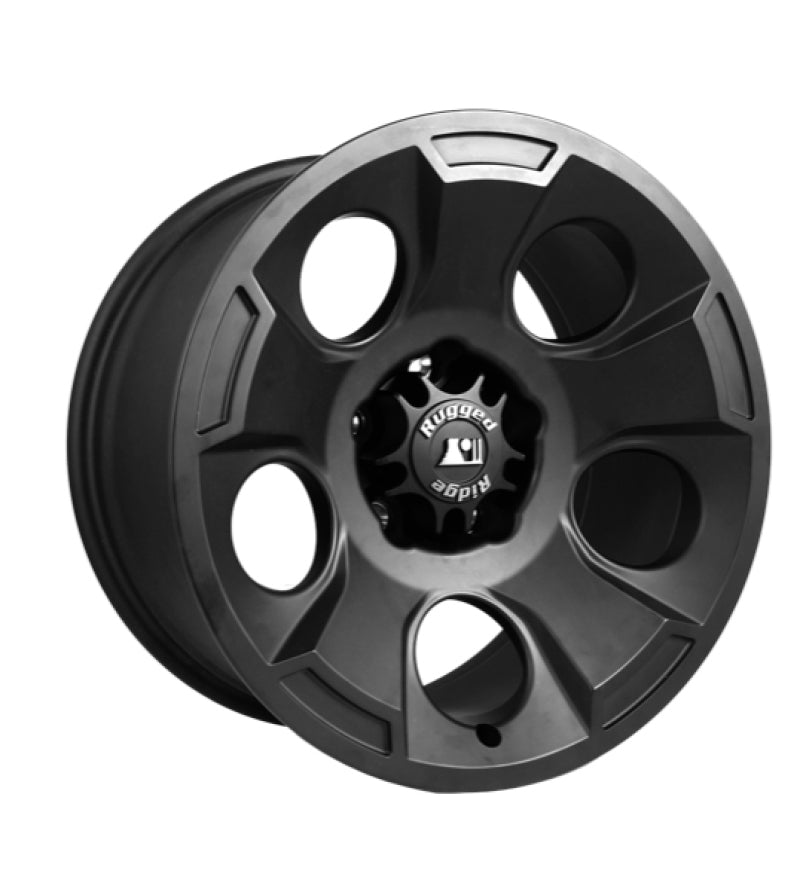 Rugged Ridge Drakon Wheel 17X9 Black Satin 07-20 Jeep JK/JL/JT