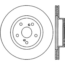 Load image into Gallery viewer, StopTech Power Slot 86-92 Supra ALL Front Right SportStop Slotted CRYO Rotor
