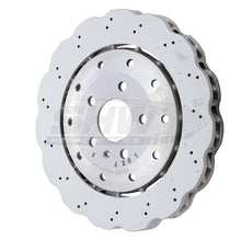 Load image into Gallery viewer, SHW 14-20 Audi R8 5.2L (Excl Ceramic Brake) Rear Drill-Dimp Lightweight Wavy Brake Rotor(4S0615601B)