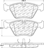 StopTech Street Select Brake Pads - Front/Rear