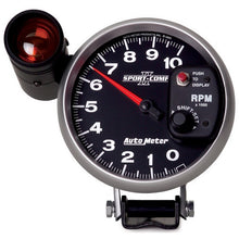 Load image into Gallery viewer, Autometer Sport-Comp II 5 inch 0-10000 RPM Pedestal Mount Tachometer Shift-Lite