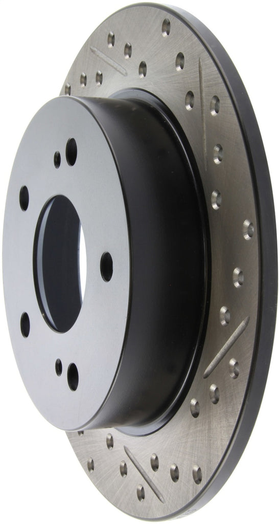 StopTech 02/94-98 Nissan 240SX SportStop Slotted & Drilled Rear Left Rotor