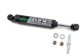 Zone Offroad Jeep Wrangler YJ/TJ Single Steering Stabilizer - Black - GTR Auto