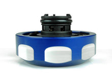 Load image into Gallery viewer, Sinister Diesel 17-19 Ford Powerstroke Coolant Reservoir Degas Bottle Cap - Blue