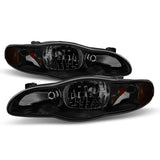 xTune Chevy Monte Carlo 00-05 OEM Style Headlights Black Smoked HD-JH-CMC00-AM-BSM