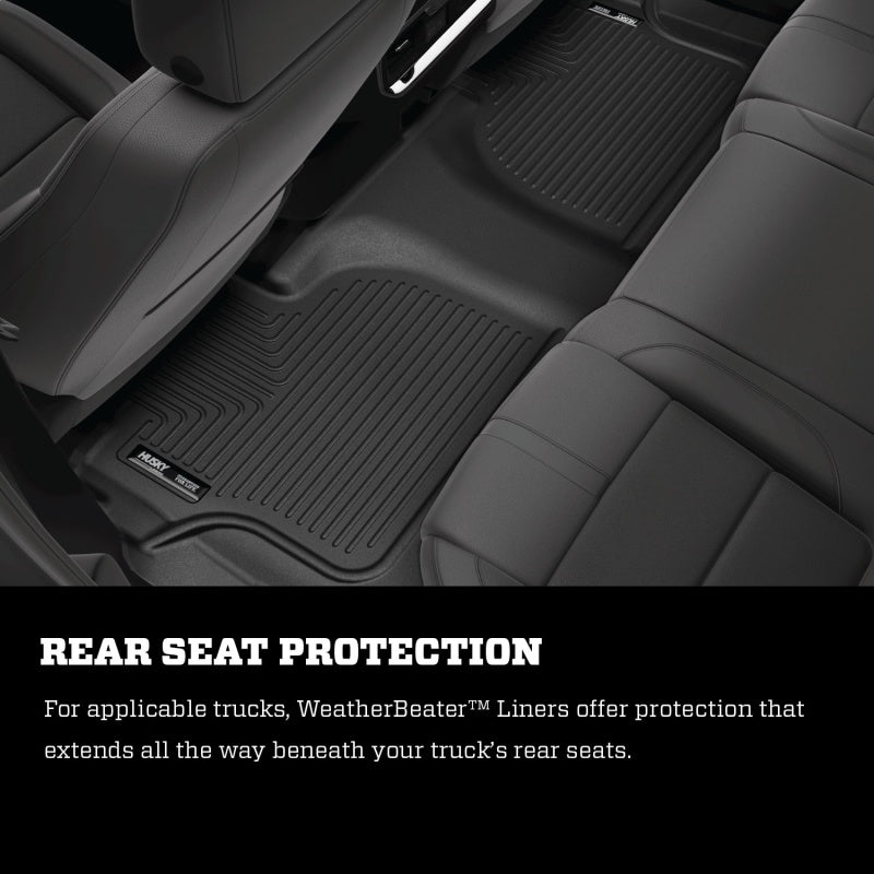 Husky Liners 2016 Honda HR-V Weatherbeater Black 2nd Row Floor Liners - GTR Auto
