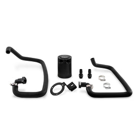 Mishimoto 2015+ Ford Mustang EcoBoost Baffled Oil Catch Can Kit - Black - GTR Auto