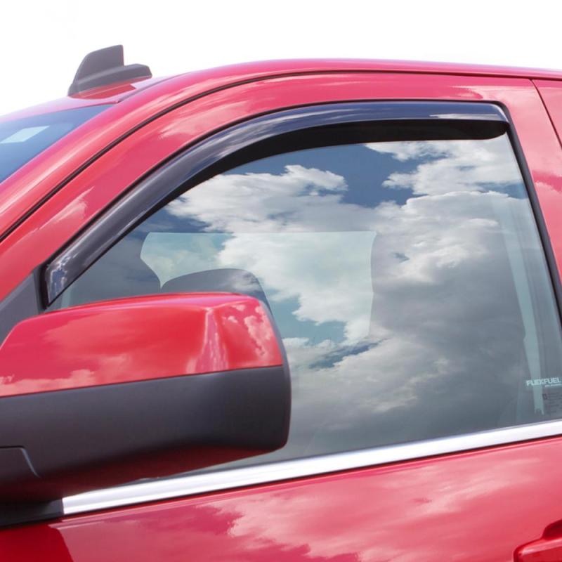 AVS 15-18 Chevy Colorado Ext. Cab Ventvisor In-Channel Window Deflectors 2pc - Smoke - GTR Auto