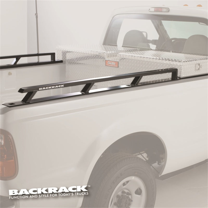 BackRack 14-18 Silverado/Sierra 8ft Bed Siderails - Toolbox 21in