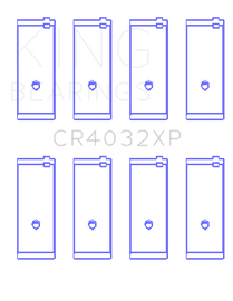 King Engine Bearings Toyota 4AGE/4AGZE 16V 1.6L 0.25 Oversized Tri-Metal Performance Rod Bearing Set