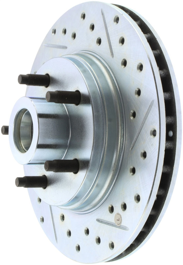 StopTech Select Sport 82-84 Lincoln Continental Sport Slotted & Drilled Left Front Brake Rotor