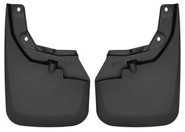 Husky Liners 16-22 Toyota Tacoma w/ OE Fender Flares Custom Molded Front Mud Guards - Black