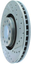 Load image into Gallery viewer, StopTech Select Sport 06-09 Audi A4 Slotted &amp; Drilled Front Left Rotor