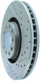 StopTech Select Sport 06-09 Audi A4 Slotted & Drilled Front Left Rotor