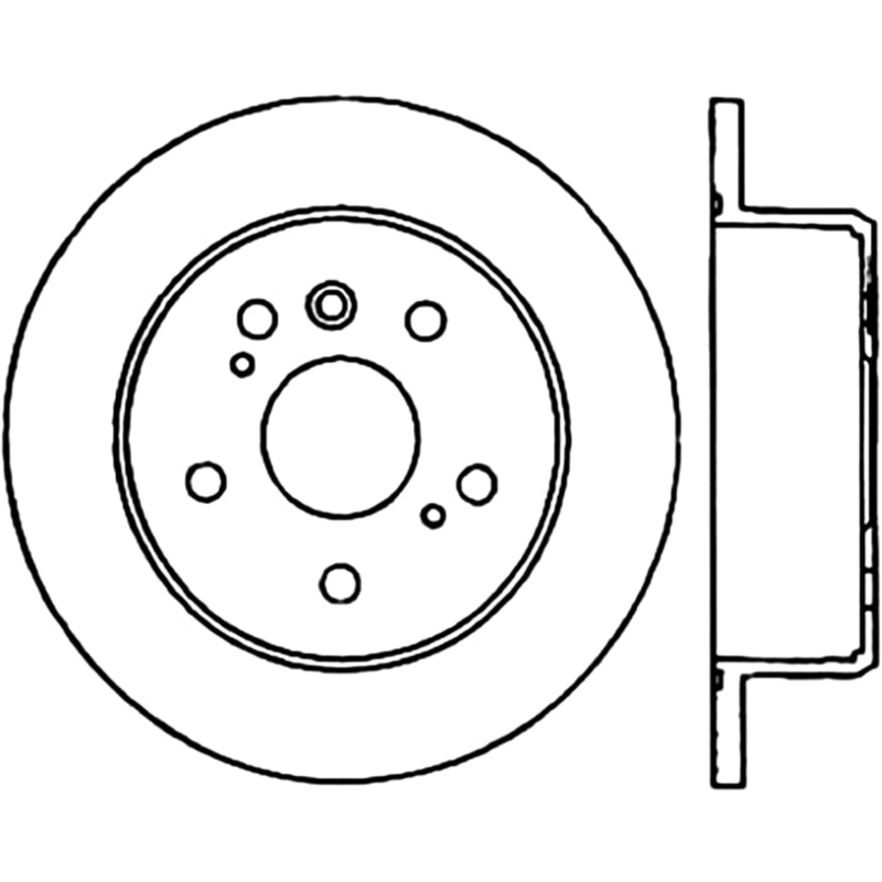 Stoptech 04-09 Lexus RX Rear Premium Cryostop Brake Rotor