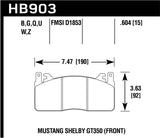 Hawk 2020 Ford Mustang 5.2L Shelby GT350 Front ER-1 Brake Pads