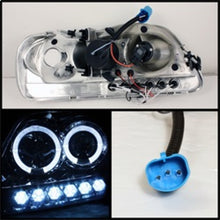 Load image into Gallery viewer, Spyder Ford F150 97-03 Projector - LED Halo Amber Reflector LED Smke PRO-YD-FF15097-1P-AM-SMC