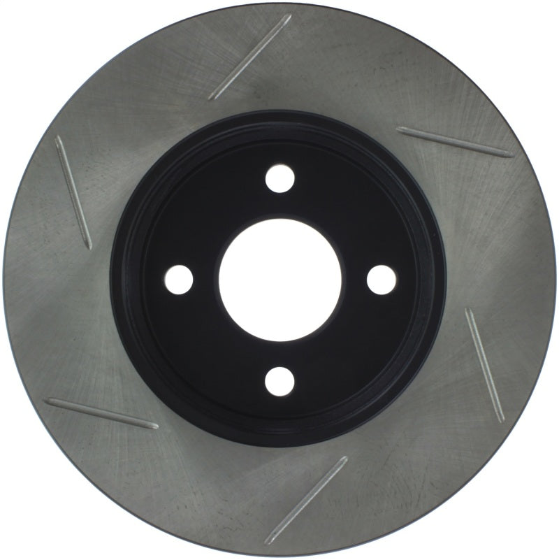 StopTech Power Slot 05-10 Chevrolet Cobalt / 05-09 Pontiac G5 /Saturn ION Front Left Slotted Rotors