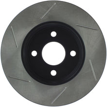 Load image into Gallery viewer, StopTech Power Slot 05-10 Chevrolet Cobalt / 05-09 Pontiac G5 /Saturn ION Front Left Slotted Rotors