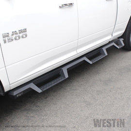 Westin 10-18 Dodge Ram Crew Cab 5ft & 6ft Bed HDX Drop Wheel-To-Wheel Nerf Step Bars - Text. Blk