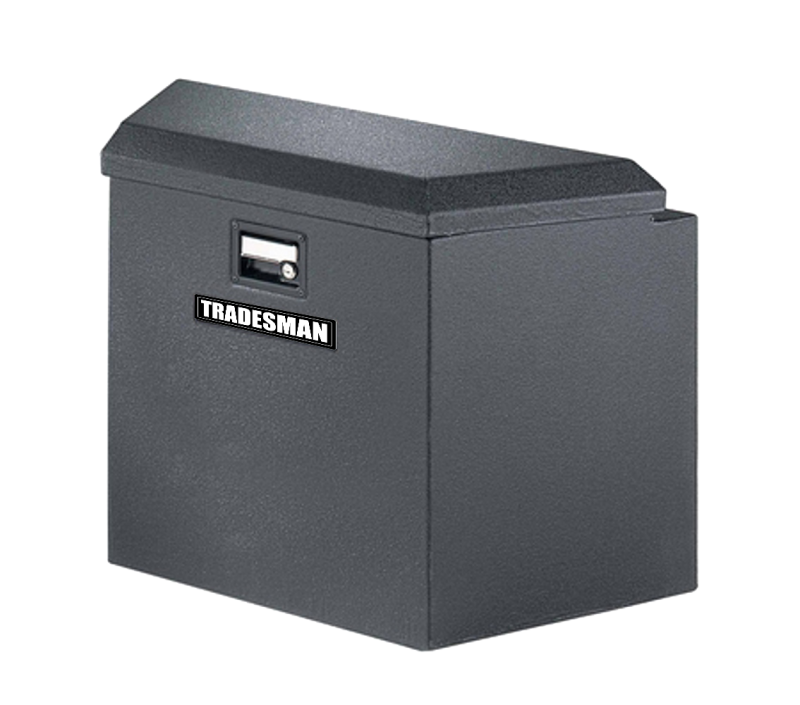 Tradesman Steel Trailer Tongue Storage Box (16in.) - Black
