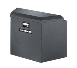 Tradesman Steel Trailer Tongue Storage Box (16in.) - Black