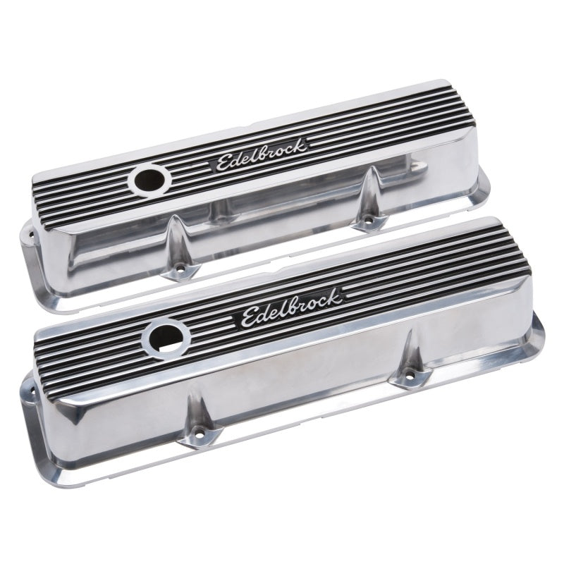 Edelbrock Valve Covers Elite II Ford FE 1958-76 Polished