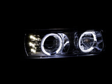 Load image into Gallery viewer, ANZO 1999-2002 Chevrolet Silverado 1500 Projector Headlights w/ Halo Chrome