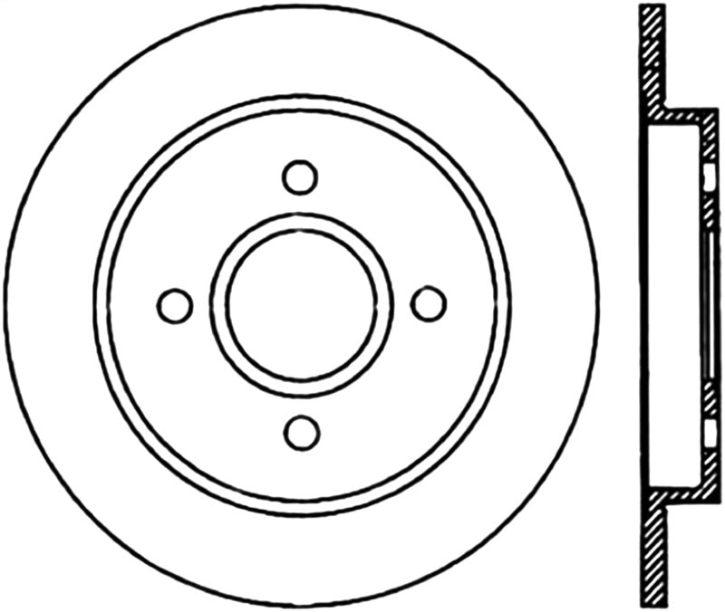 StopTech Drilled Sport Brake Rotor