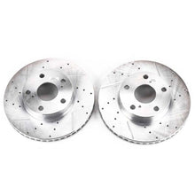 Load image into Gallery viewer, Power Stop 05-15 Toyota Tacoma Front Evolution Drilled &amp; Slotted Rotors - Pair