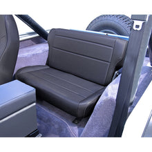 Load image into Gallery viewer, Rugged Ridge Fold&amp;Tumble Rear Seat Black Denim 76-95 Jeep CJ / Jeep Wrangler