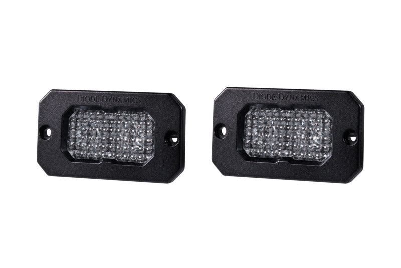 Diode Dynamics Stage Series 2 In LED Pod Pro - White Flood Flush WBL (Pair)