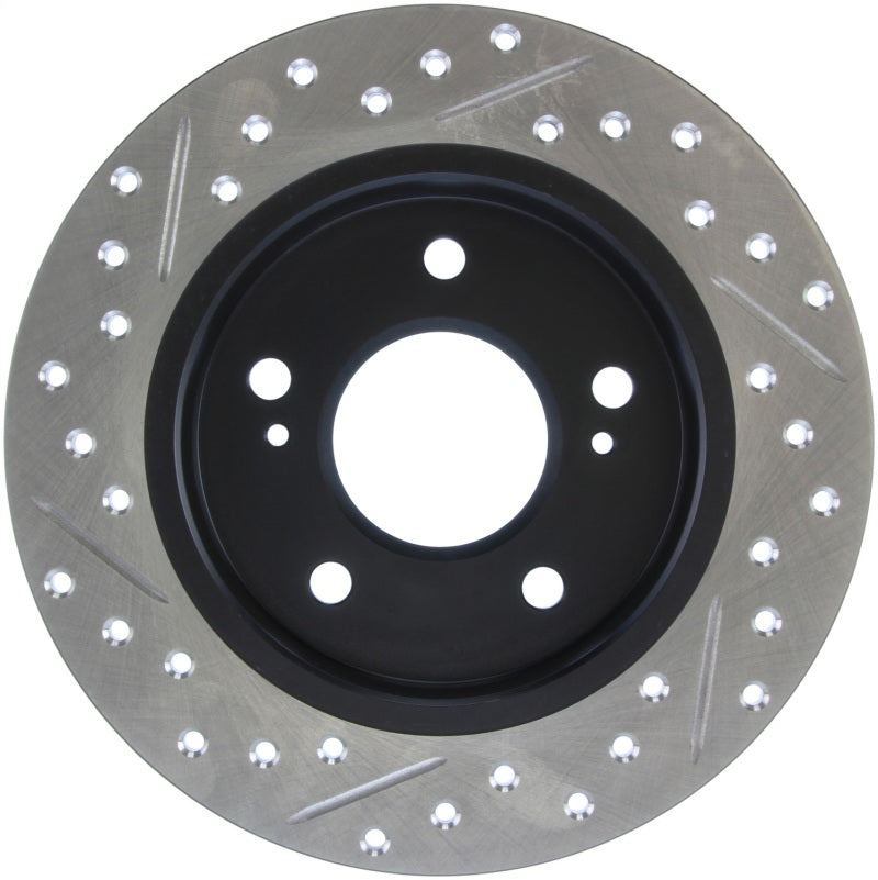 StopTech 02/94-98 Nissan 240SX SportStop Slotted & Drilled Rear Left Rotor