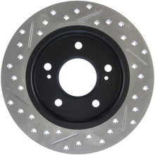 Load image into Gallery viewer, StopTech 02/94-98 Nissan 240SX SportStop Slotted &amp; Drilled Rear Left Rotor