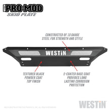 Load image into Gallery viewer, Westin 2020 Chevy Silverado 2500/3500 Pro-Mod Skid Plate - Textured Black