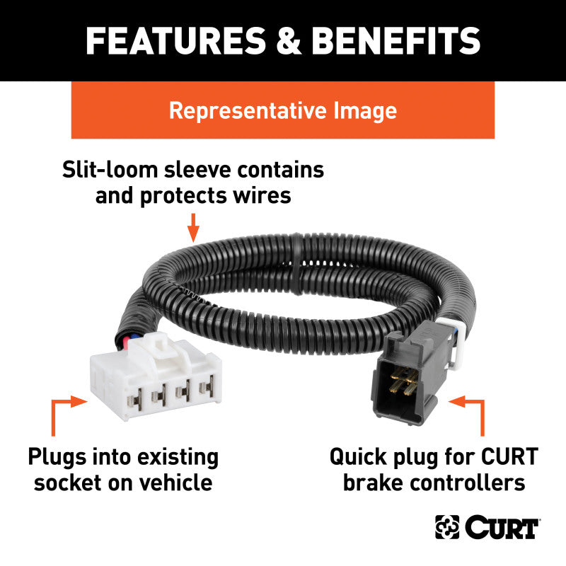 Curt 11-12 Ram 3500 Trailer Brake Controller Harness