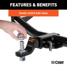 Load image into Gallery viewer, Curt Switch Ball Trailer Ball Set (1-7/8in 2in &amp; 2-5/16in Balls 1in x 2-1/4in Shank)