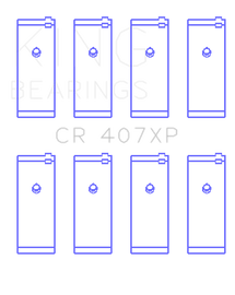 King Engine Bearings Nissan CA18DET (Size STD) Performance Rod Bearing Set