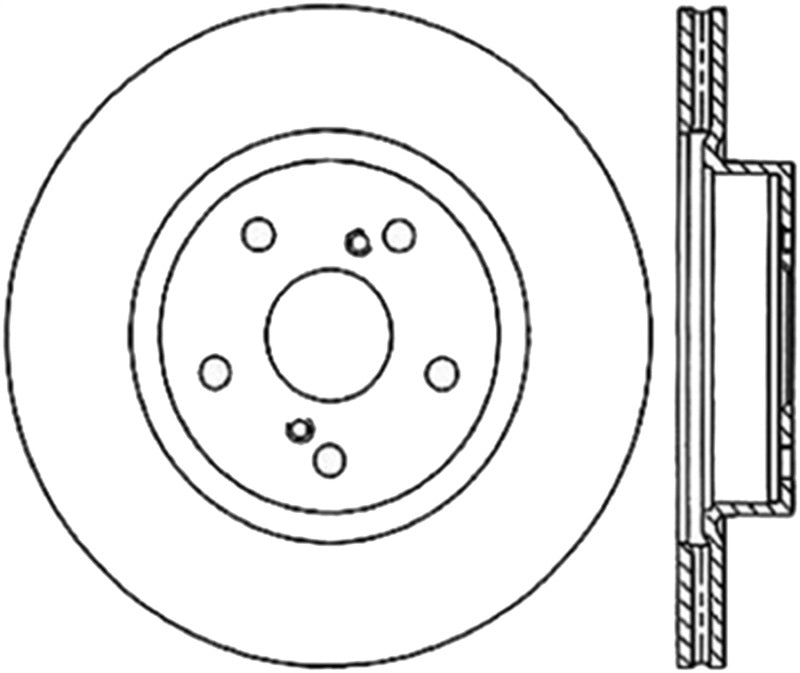 StopTech Drilled Sport Brake Rotor