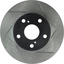Load image into Gallery viewer, StopTech Power Slot 92-01 Toyota Camry 6cyl / 97-01 Lexus E Series Front Left SportStop Slotted Rot