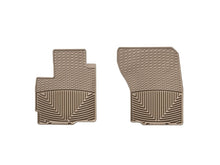 Load image into Gallery viewer, WeatherTech 08+ Mitsubishi Outlander Front Rubber Mats - Tan
