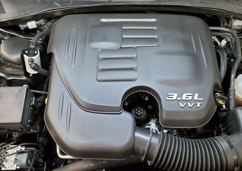J&amp;L 11-23 3.6L V6 Dodge Charger/Challenger/Chrysler 300C Oil Separator 3.0 - Clear Anodized