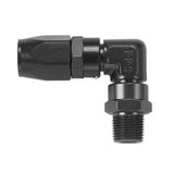 Fragola -6AN x 90 Degree x 3/4-16 (8) Hose End - Black